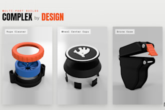 design multipart 3d printable assemblies and custom parts
