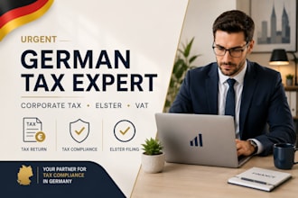 file urgent german corporate tax return, elster filing and tax compliance