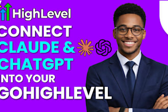 connect or integrate claude or chatgpt into your gohighlevel via mcp, ai agent