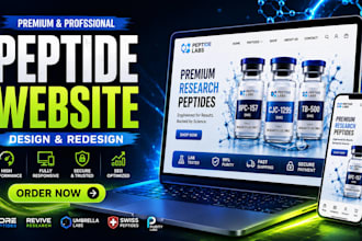 build a custom fda compliant peptide ecommerce website