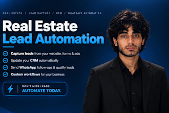 automate real estate leads, CRM and whatsapp followups