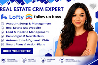 setup lofty CRM template idx website ghl boldtrail real estate