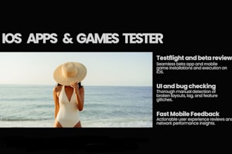 test your ios mobile app on my iphone and provide feedback