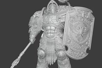 sculpt warhammer 40k miniatures,heavy amor figurines,tabletop models,3d printing
