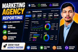 create custom agency dashboards and KPI reports in looker studio