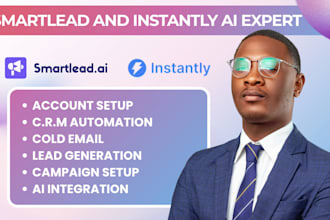 setup instantly ai and smartlead cold email outreach with crm integration