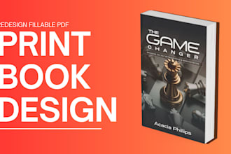 do canva print book design, redesign fillable pdf document, lead magnet workbook