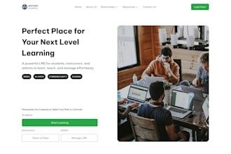 code responsive landing pages in react tailwind
