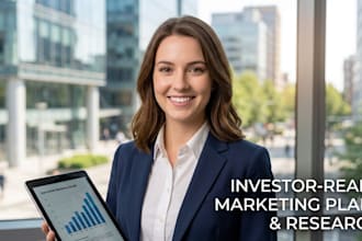 provide market research and a strategic marketing plan for your business
