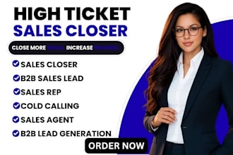 be your sales closer salesperson sales agent b2b lead generation sales rep