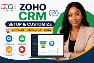 set up and customize zoho CRM with workflows and automation developer
