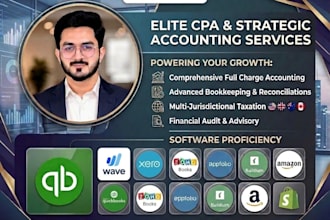 provide quickbooks bookeeping, xero accounting, audit reports and cpa services
