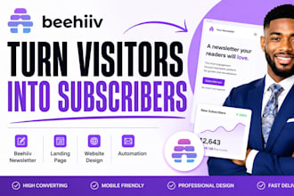 redesign beehive landing page setup beehiiv newsletter design beehiiv website