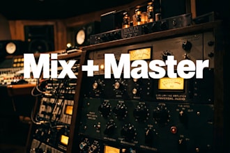 mix and master your track with analog gear for a professional sound