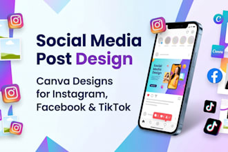 design social media posts in canva