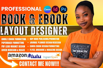 book formatting for amazon kindle paperback kdp layout design and typesetting