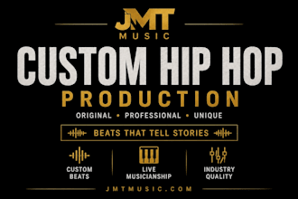 produce a custom hip hop beat tailored to your style