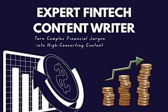 write professional fintech and personal finance articles