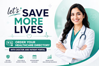 build a healthcare directory with doctor booking and patient portal