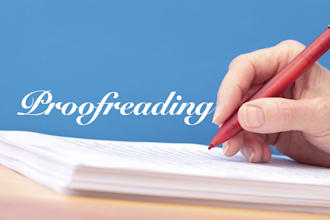 do proofreading, content writing