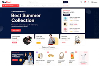 wordpress multivendor ecommerce design elementor seo beauty salon website design