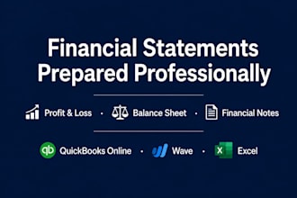 prepare professional financial statements for your business