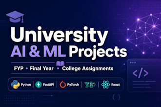 build your university ai ml fyp or college cs projects