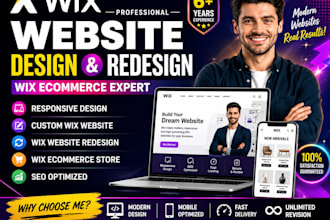 design wix website, redesign wix website and wix ecommerce
