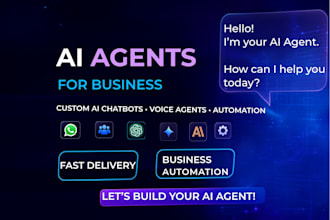 build chatbot, ai agent for businesses, ai projects