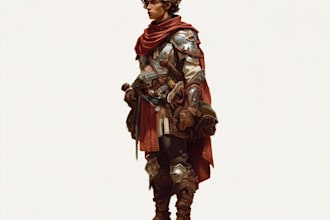 do detailed dnd character portrait
