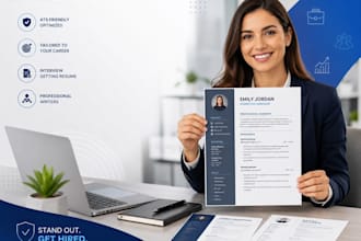 create or improve your professional resume or CV