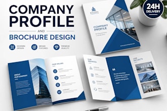 design professional company profile, brochure, annual report, booklet whitepaper