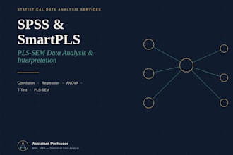 do spss, smartpls, excel data analysis, correlation, and anova