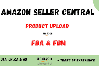 upload product at amazon