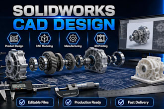 create solidworks cad models for product design
