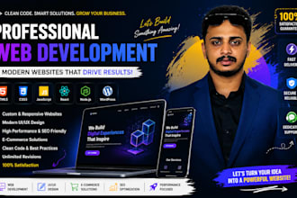develop a custom PHP website or web application