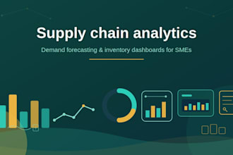 build inventory and demand forecasting dashboards to stop stockouts
