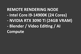 render video and run local ai nodes