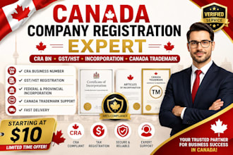 register your canada company with cra bn gst hst incorporation trademark