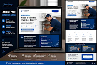 write a landing page that converts visitors into customers