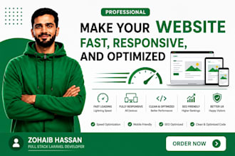 make your website fast, responsive, and optimized