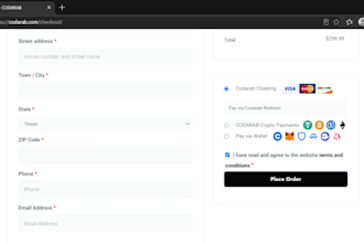 do checkout redirect without leaving the original website
