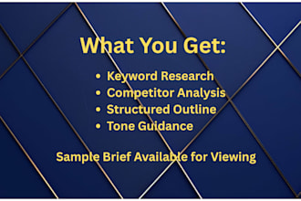 create SEO content briefs backed by keyword research