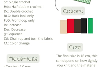 personalized crochet pattern of any character