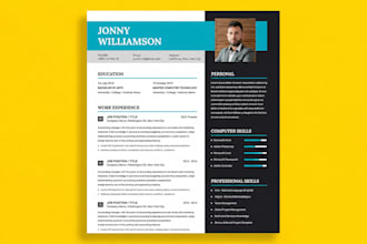 design ats resume, CV, infographic resume, and resume presentation, linkedin