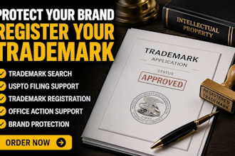 provide trademark registration trademark search and uspto filling surport