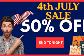 design viral youtube thumbnail in 1 hour 4th july special