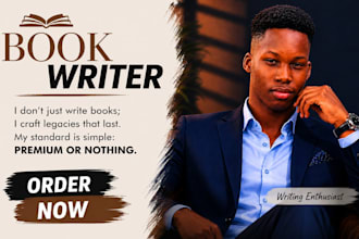 be your fiction ghostwriter, fantasy book ghostwriter, ghost book writer