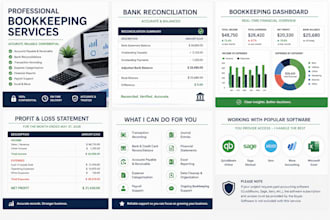 do bookkeeping, bank reconciliations, and accounting support