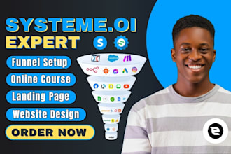 create systeme io landing page systeme io website expert systeme io sales funnel